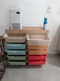 Colorful drawers
