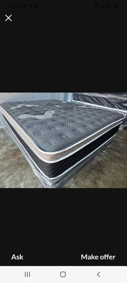 King Oasis Thermal Comfort Europillow Top 12inch Matres!!