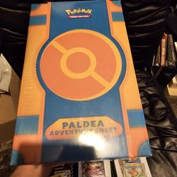 New Sealed! Pokemon Trading Cards! Paldea Adventure Chest!