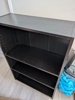 Black Wooden Shelf