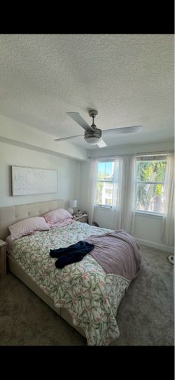 Adair upholstered bed frame with storage
