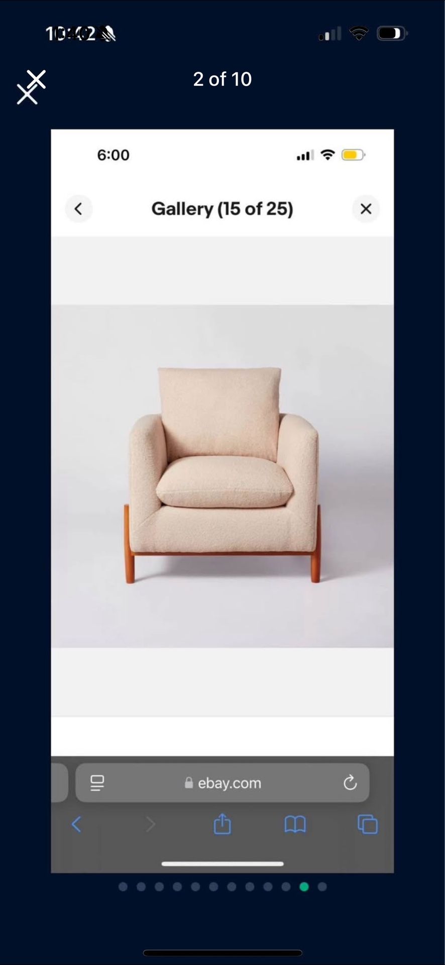 Studio McGee Elroy Accent Chair Tan Boucle