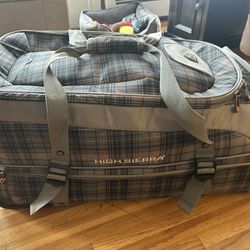 Large Upright Rolling Duffle