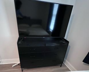 50” Toshiba including remote, power cord, and legs
