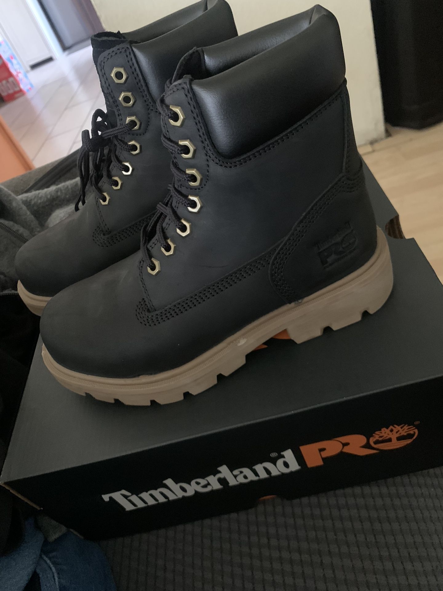 Timberland Pro Black Work Boots