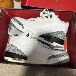 Jordan 3 Cement Reimagined- Size 10