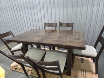 7 piece dining table