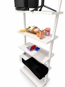 White Ladder-Style Storage / Display Shelf