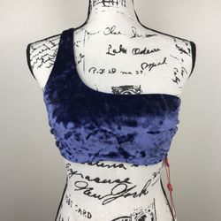 RED CARTER ONE SHOULDER SWIMSUIT TOP