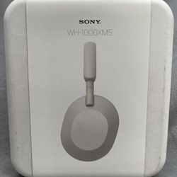 Sony WH-1000XM5 Wireless Industry Leading Noise Canceling Headphones, Silver