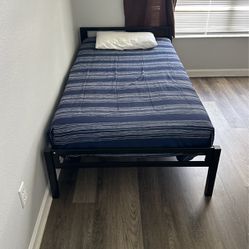 Twin Bed with Mattress