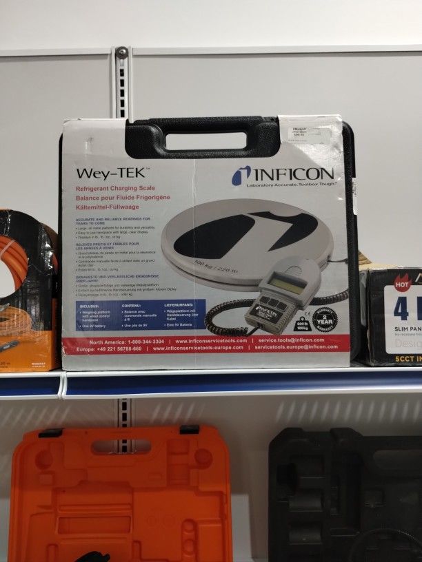 📦 INFICON Wey-TEK Refrigerant Charging Scale 💨