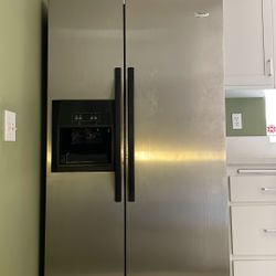 Refrigerator And Microwave 