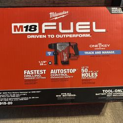 M18 Fuel One Key 1 1/8” SDS Plus Rotary Hammer 