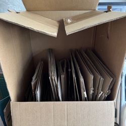 Wardrobe Box, Several Cardboard Boxes, Packing  Paper 