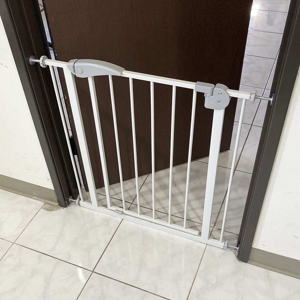 $35 (Brand New) Baby Safety Gate 30” Tall for 29-32” Wide Doorways Stairs, Walk Thru Metal Pet Dog Fence