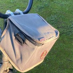 Antique Bicycle Billet Cup Holder And Billet Carryout Bag 