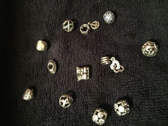 PANDORA NECKLACE AND CHARMS