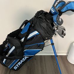 Strata Golf Club Set 11 Pieces And Bag Missing 