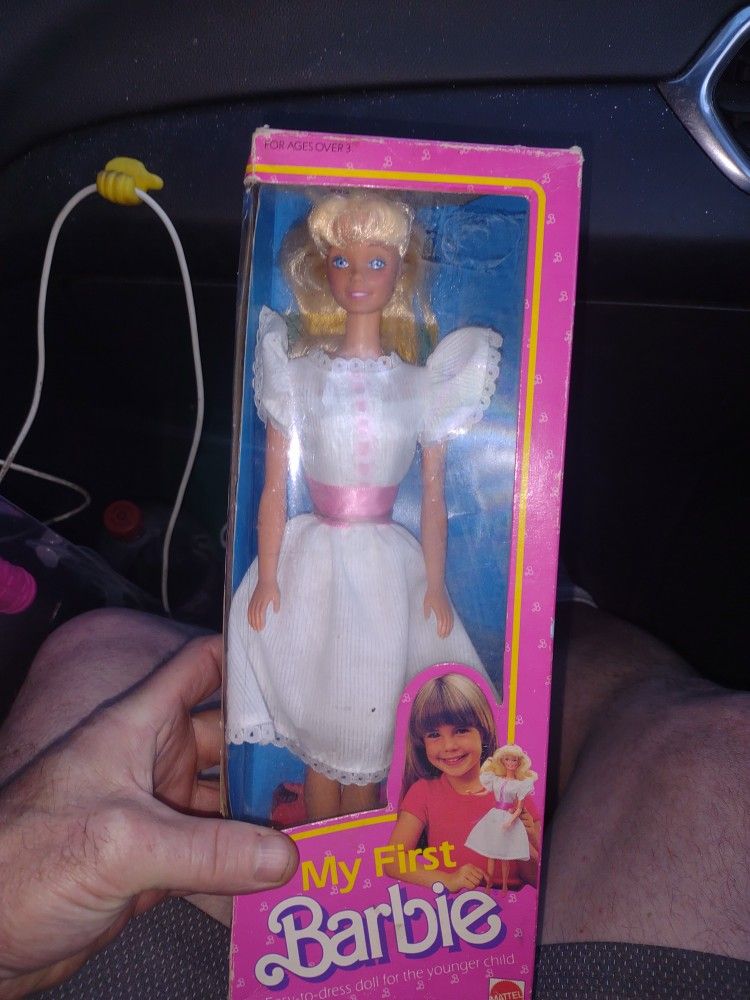 My First Barbie In Original Box 1984