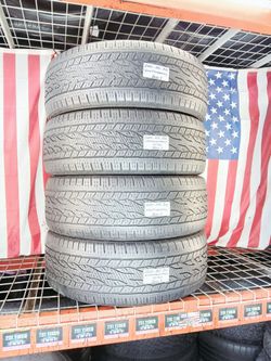 ✅  255/55R20 CONTINENTAL CROSSCONTACT LX20 WITH ECOPLUS TECHNOLOGY  Crossover & SUV 255 55 20 4 NICE USED TIRES 