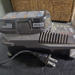 Ryobi 18V Lithium Battery and Charger