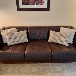 Macy's Bonded Leather Couch