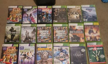 Lots of Xbox 360  games!!!!
