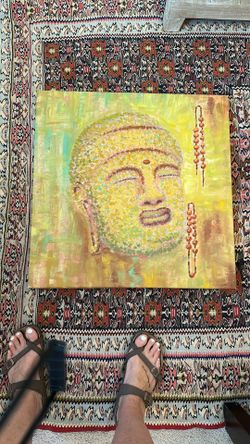 World Market Buddha Painting
