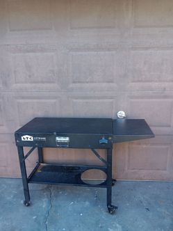 Portable, Foldable LETEUKE Grill Rolling Cart