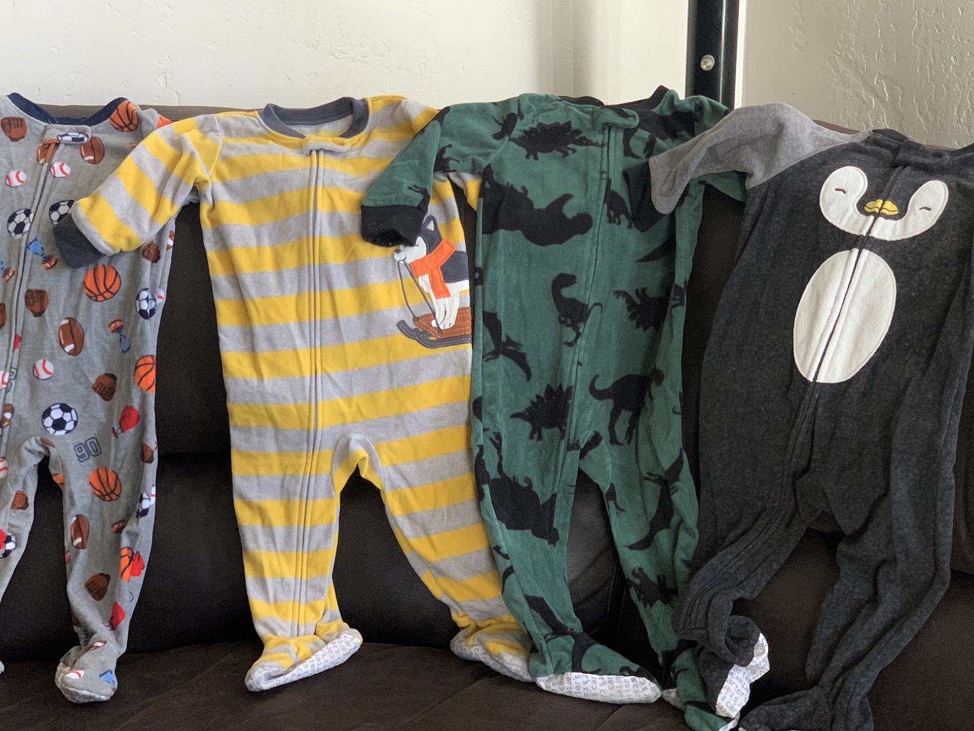 Baby Boy One-piece Pajamas Bundle 12M