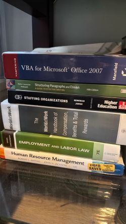 Textbooks $1 each