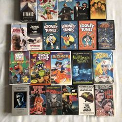 VHS Top Row 5 Movies Sealed New $10 Each Also Including Sound Of Music New $10 Other Movies $5 Each Or All For $95