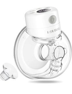 Wearable Breast Pump, HAUTURE Electric Breast Pump, Hands Free & Low Noise Portable Breast Pump with 3 Modes, 9 Levels, Memory Function - 27 mm Defaul