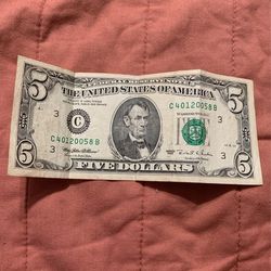 1995  5$ Bill 