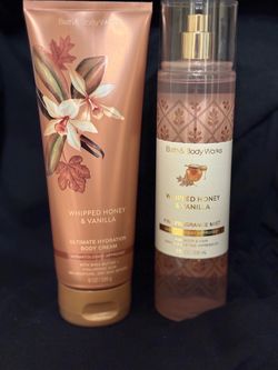 Bath & Body Works Whipped Honey & Vanilla Set