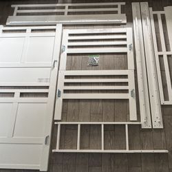 CHADWICK TWIN/TWIN BUNK BED FRAME - S140 OBO (Currently $499 at Bob's - Only 1 Year Old!)