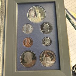1986 Liberty Prestige Set U. S. Mint Proof High Quality W/ COA
