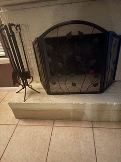Fireplace Screen and accessories