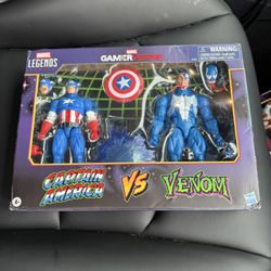Marvel Legends Captain America And Venom 2 Pack 