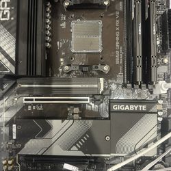 Gigabyte B650 Gaming X AX V2 Motherboard FOR PARTS BENT PINS 