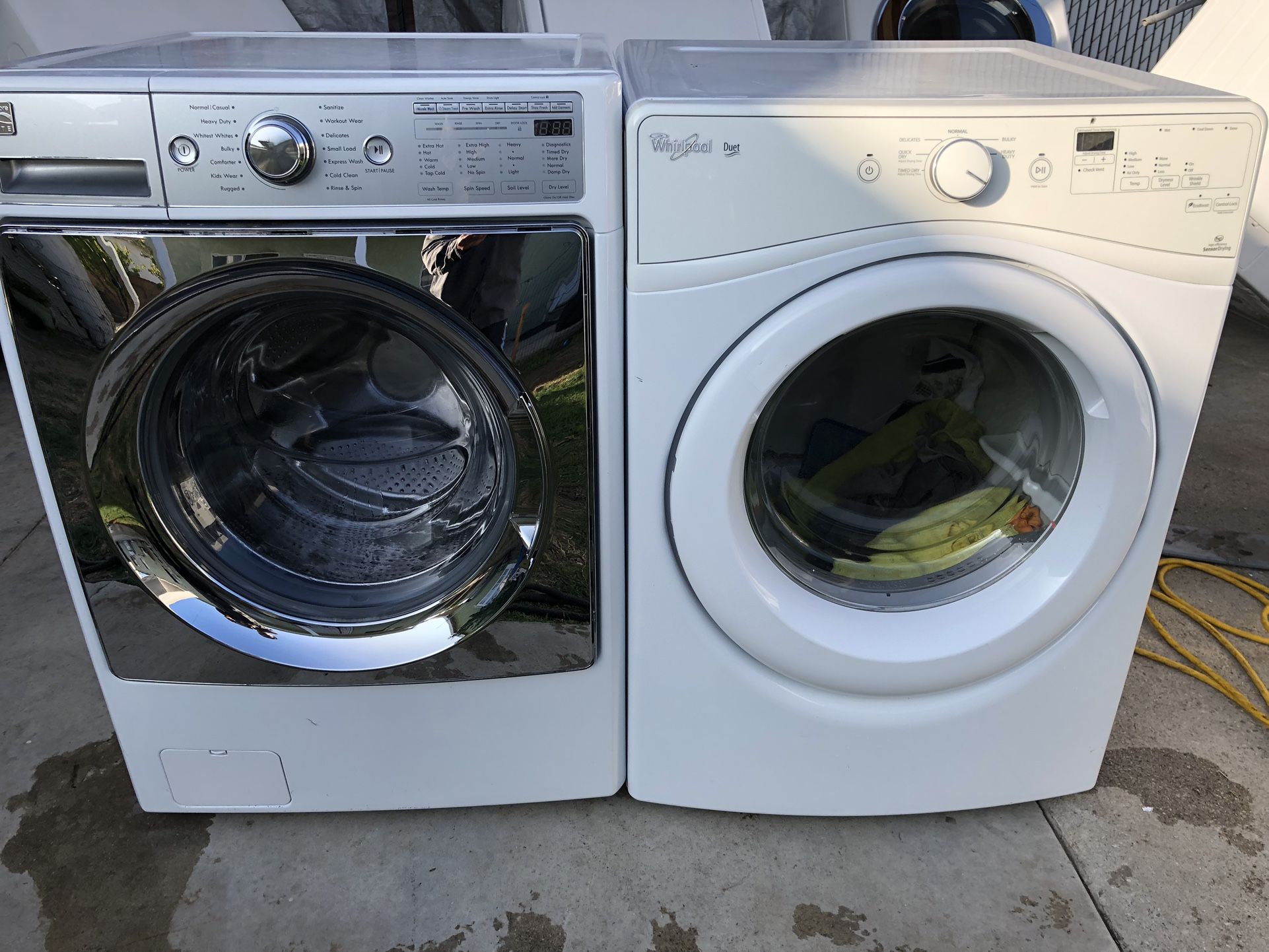 Kenmore Washer And Whirlpool Dryer. Full Working Condition 