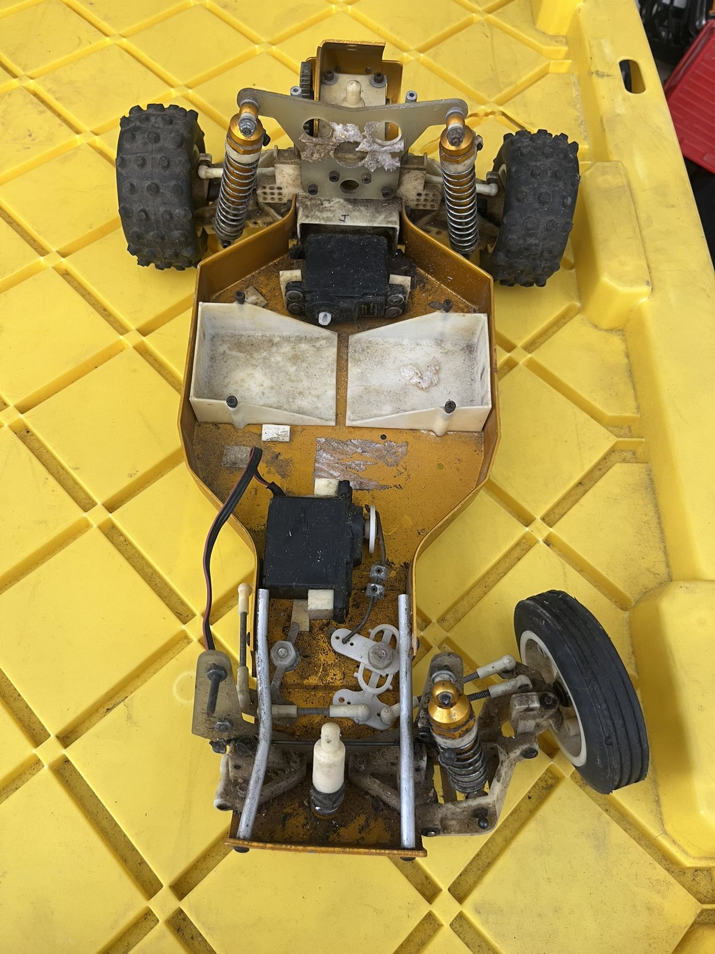 Rc10 Vintage Gold Pan Team Associated not traxxas tekno arrma losi axial 