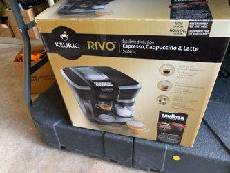 Keurig Rival Expresso Cappuccino Latte machine barely used in box