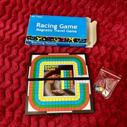 Racing Game Magnetic Travel Game