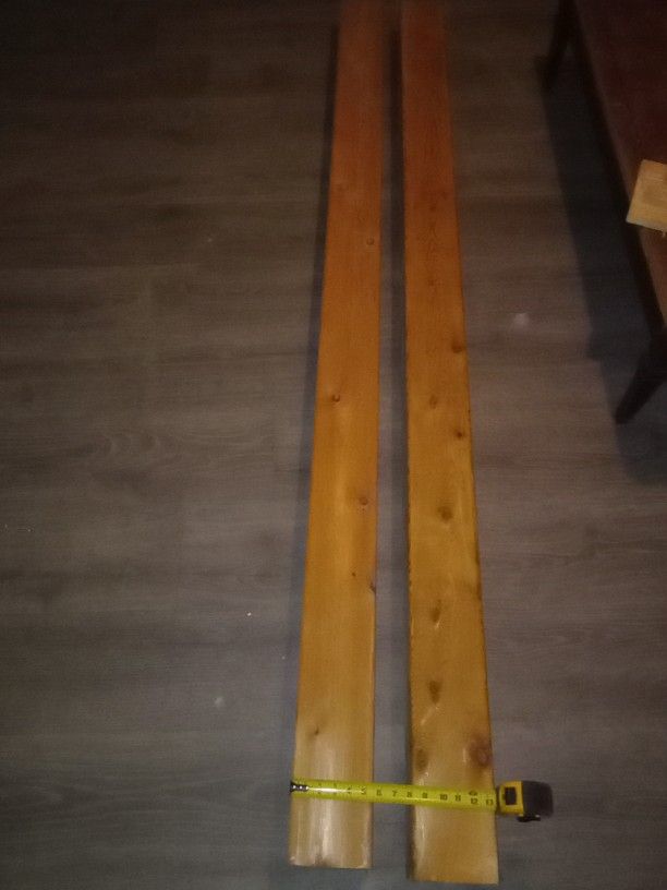 Two Cedar 6x6 Posts 8ft Long 5/1/2 Wide