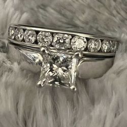 Wedding Ring 1ct Princess- Simply Stunning 