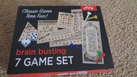 Wooden games set