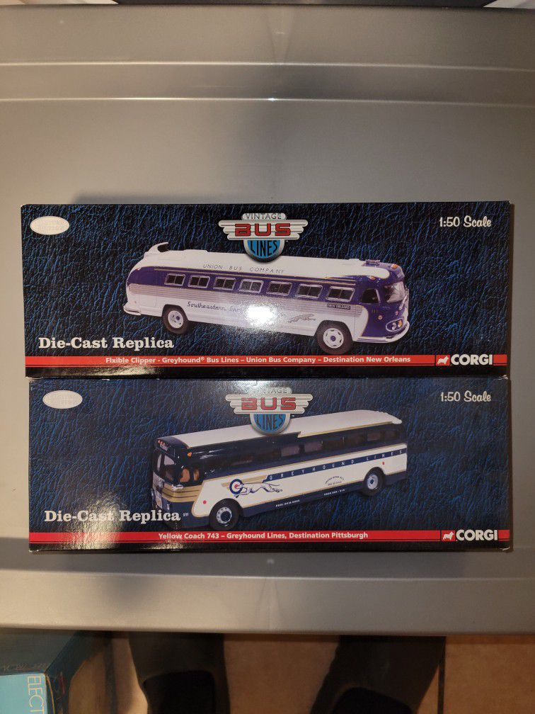 Collectible Greyhound Buses