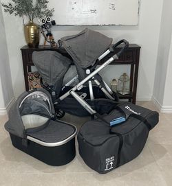 UPPAbaby Vista 2018 With Double Seats, Kickboard, Bassinet, Etc.